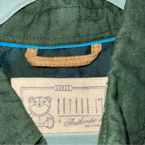 Mens Entree LS Short Sleeve Button Down Shirt L - Picture 3 of 3